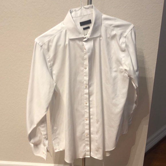 Calvin Klein Slim Fit 16 White Dress Shirt - Picture 1 of 1